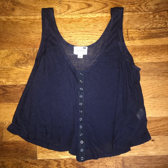 PacSun Button Up Tank - Picture 3 of 3